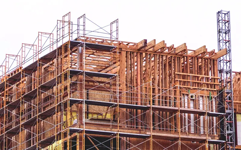 Estructura en proceso de construcción